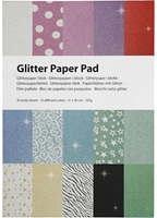 CC Glitterpapier Blok 150gr A4 30 vel-3