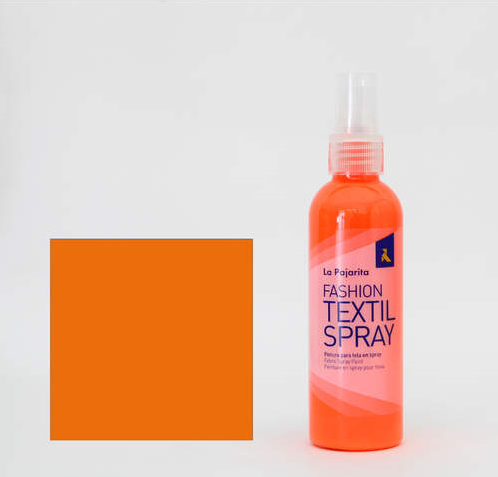 La Pajarita Textile Spray 100ml Neon Orange