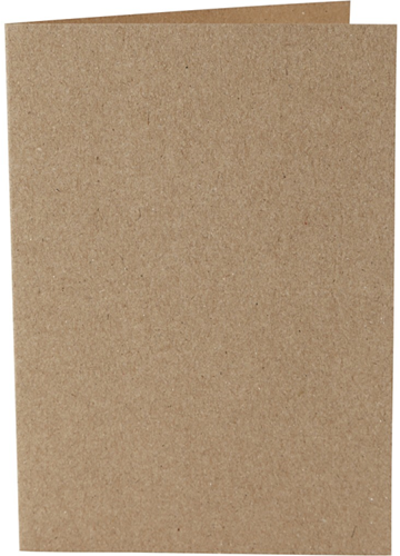 Happy Moments Kaarten 10,5x15 cm Kraft 10 stuks