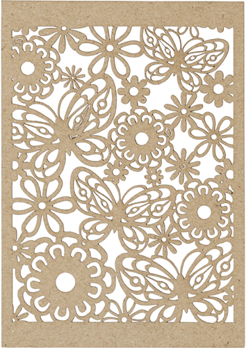 CC Patroon Karton 10,5x15 cm Kraft 10 stuks