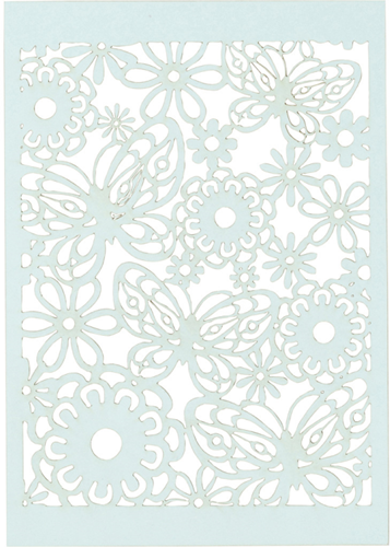 CC Patroon Karton 10,5x15 cm Lichtblauw 10 stuks