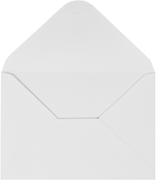 CC Envelope, white, envelope size 11,5x16 cm, 110 g, 10 pc/ 1 pack