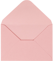 CC Envelope, light red, envelope size 11,5x16 cm, 110 g, 10 pc/ 1 pack