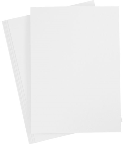 Happy Moments Gekleurd Papier A4 80 gr Wit 20 stuks