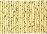 CC Musiknotenkarton 180gr A4 10 Blatt