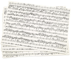 CC Kraftpapier Musiknoten 100gr A4 10 Blatt
