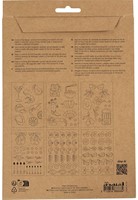 CC Wateroplosbare Borduurvellen Decoratieve Dessins A5 6 vel-2
