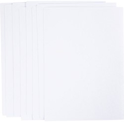 CC Wateroplosbare Borduurvellen Blanco A5 8 Vel