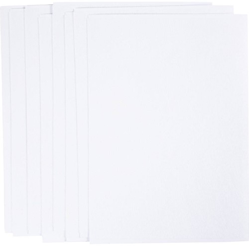 CC Wateroplosbare Borduurvellen Blanco A5 8 Vel