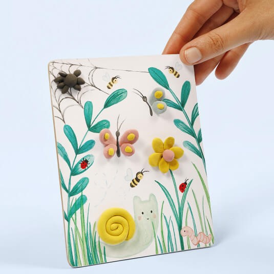 Natuur aan de muur met Silk Clay