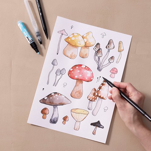 CC Aquarellblock A4 180 gr Weiß 20 Blatt-2