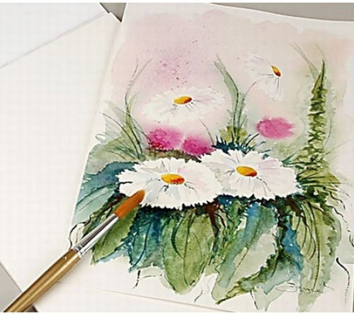 CC Aquarelblok A5 180 gr Wit 20 vel-2