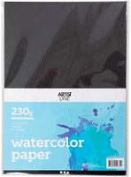 Artistline Aquarelpapier A4 300gr 10 vel Zwart