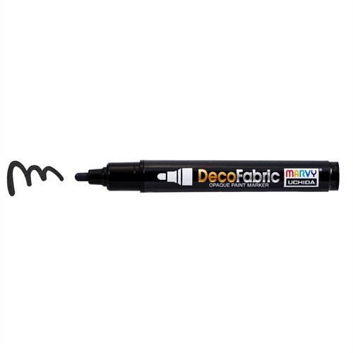 Marvy Uchida Deco Fabric Marker Black