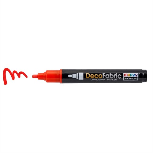 Marvy Uchida Deco Fabric Marker Red