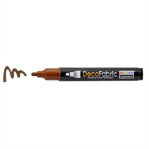 Marvy Uchida Deco Fabric Marker Brown