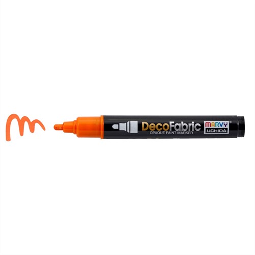 Marvy Uchida Deco Fabric Marker Orange