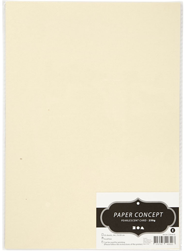 CC Parelmoer Karton A4 Beige 10 vel