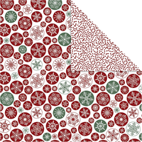Design Paper Ice Crystals and Dots