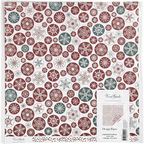 Design Paper Ice Crystals and Dots-3