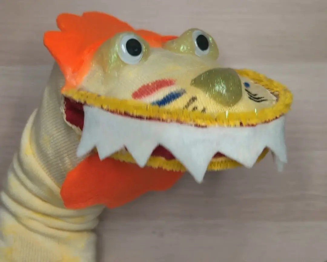 eindresultaat van de sokpop leeuw