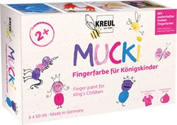 Kreul Mucki Vingerverf Set 6x50 ml Royal