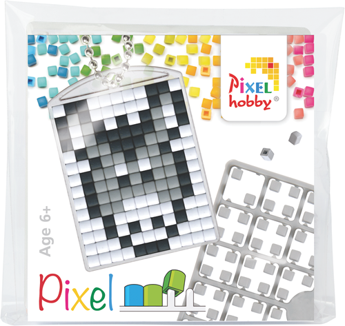 Pixelhobby Medaillon Tropischer Esel