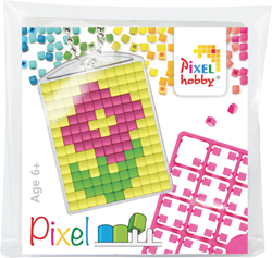 Pixelhobby Medaillon Blume