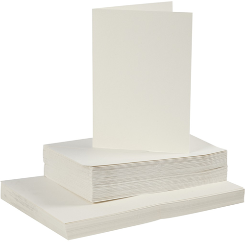 CC Kaarten & Enveloppen Off-white 10,5x15 cm 50 sets