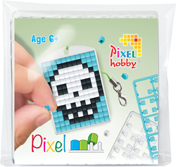 Pixelhobby Medaillon - Totenkopf