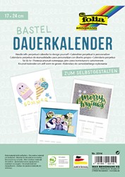 Folia DIY Wandkalender 17 x 24 cm Wit