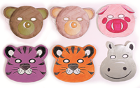 GC Dieren Maskers 6 stuks-2