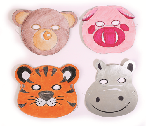 GC Dieren Maskers 6 stuks-3