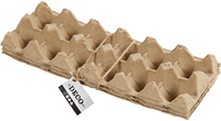CC Kartonnen Eierdozen 30,5x11x5 cm 3 stuks-2