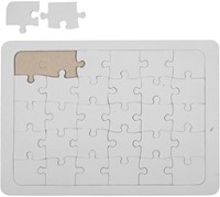 CC Kartonnen Puzzel A5 Wit