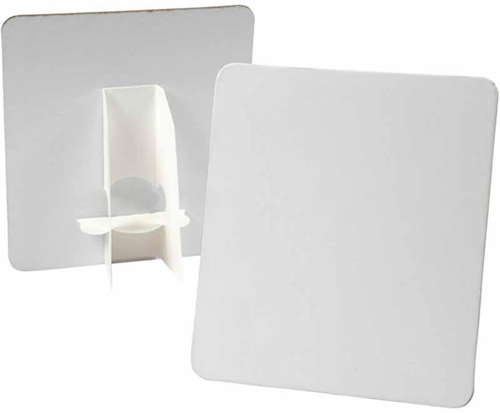 CC Kartonplaat met steun 17 x 19 cm 5 stuk