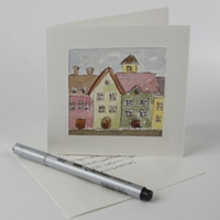 CC Kaarten & Enveloppen Passepartout Vierkant 12,5x12,5 cm Off-white 10 stuks-2