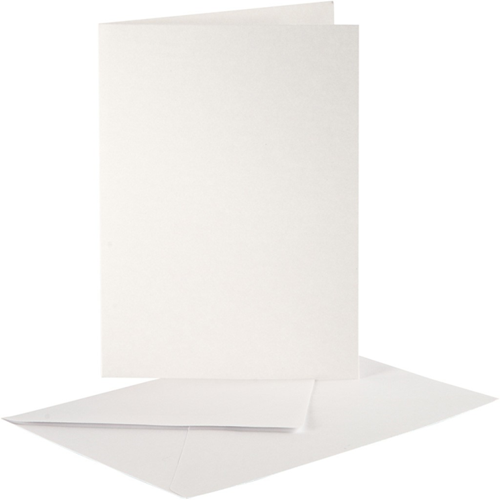 CC Kaarten & Enveloppen Parelmoer 10,5x15 cm Creme 10 stuks