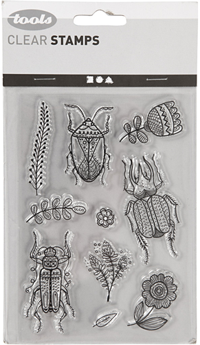 CC Silicone Stempels Insecten 15,5 cm