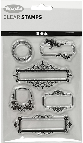 CC Silicone Stempels Lijsten Ornamenten 15,5 cm