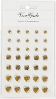 Vivi Gade Rhinestones 6-10 mm Gold 35 pieces-2