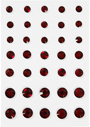 Vivi Gade Strasstenen 6-10 mm Rood 35 stuks