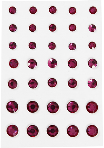 Vivi Gade Strasstenen 6-10 mm Roze 35 stuks
