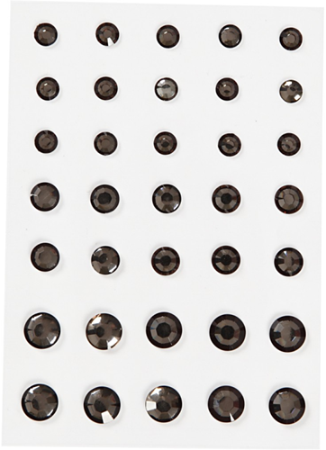 Vivi Gade Strasstenen 6-10 mm Grijs 35 stuks