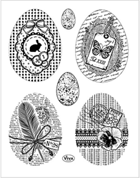 Viva Decor Silikonstempel Ostereier 14x18 cm