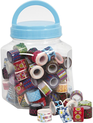 CC Tape, assorted colours, W: 12 mm, 90x2 m/ 1 tub