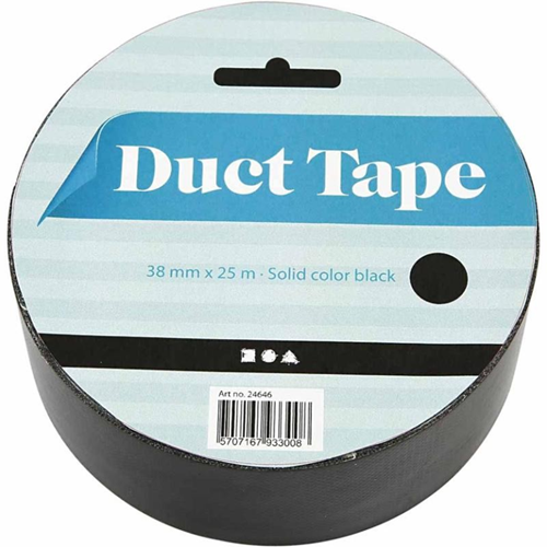 CC Canvas Tape 25m Zwart-3