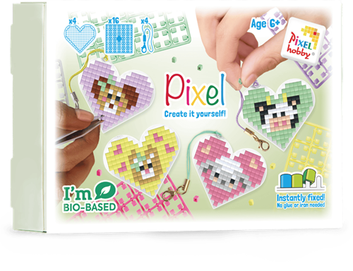 Pixelhobby Herzen Themenbox Tiere