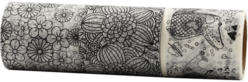 CC Abdeckband Blumen 3x5 m