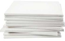 CC Gespannen Canvas D: 1,6 cm, afm 40x40 cm, 280 gr, wit, 40 stuk